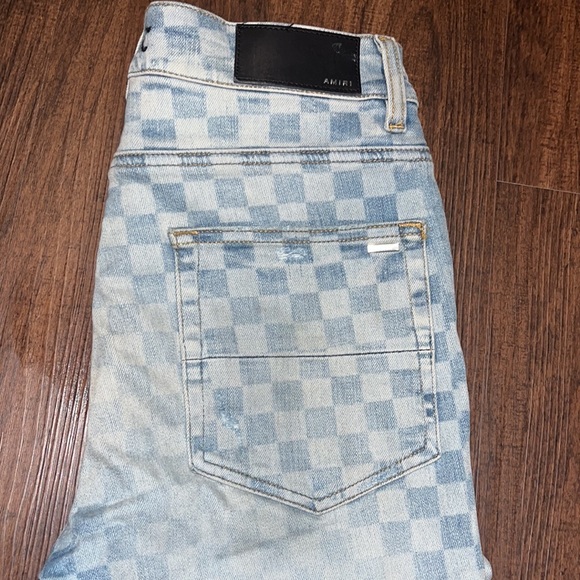 Mike Amiri Blue Laser Checkered - Picture 4 of 5